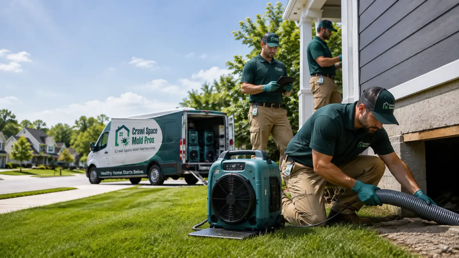 Crawl Space Mold Removal in Truesdale, IA